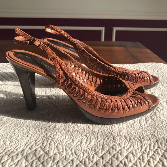 closed toe huarache heels